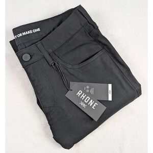 Rhone Everyday Twill 5 Pocket Pant Mens 28/33 Black Casual Stretchy NWT